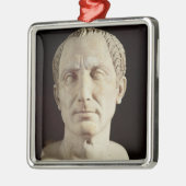 Bust van Julius Caesar 2 Metalen Ornament (Links)