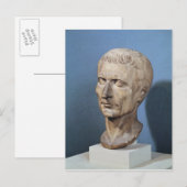 Bust van Julius Caesar Briefkaart (Voorkant / Achterkant)