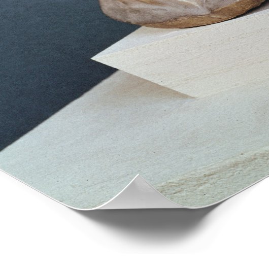 Bust van Julius Caesar Poster (Hoek)