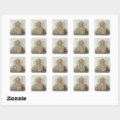 Bust van kanselier Antoine Duprat Vierkante Sticker (Vel)