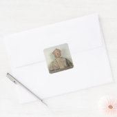 Bust van kanselier Antoine Duprat Vierkante Sticker (Envelop)