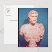 Bust van keizer Antoninus Pius Briefkaart (Voorkant / Achterkant)