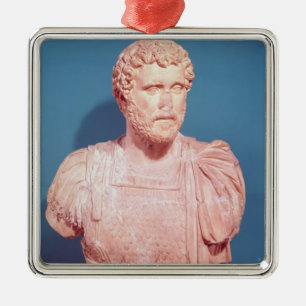 Bust van keizer Antoninus Pius Metalen Ornament