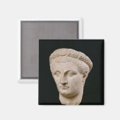 Bust van keizer Claudius uit Thasos Magneet (Voorkant / Achterkant)
