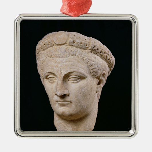 Bust van keizer Claudius uit Thasos Metalen Ornament (Voorkant)