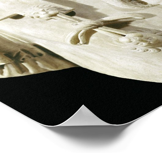 Bust van keizer Domitian Poster (Hoek)