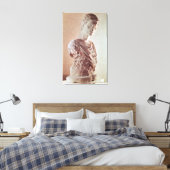 Bust van keizer Frederick II Canvas Afdruk (Insitu (Slaapkamer))