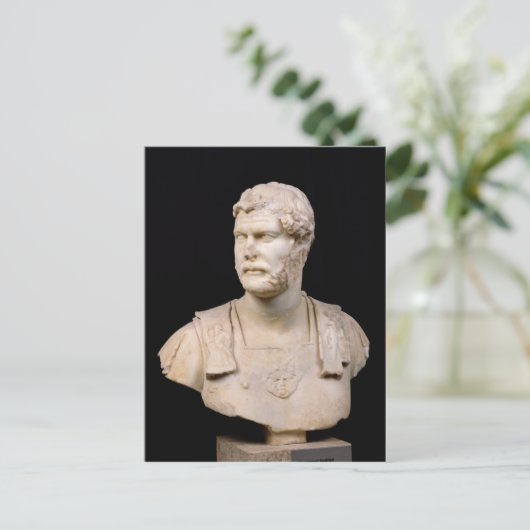 Bust van keizer Hadrian op Kreta Briefkaart (Staand voorkant)