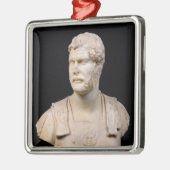 Bust van keizer Hadrian op Kreta Metalen Ornament (Links)