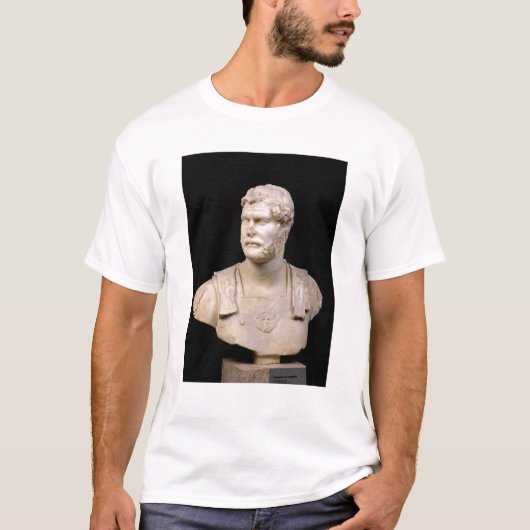Bust van keizer Hadrian op Kreta T-shirt (Voorkant)