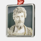 Bust van keizer Septimus Severus Metalen Ornament (Links)