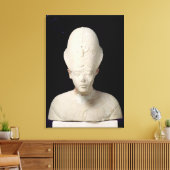 Bust van koning Amenophis IV van Vertel el-Amarna Canvas Afdruk (Insitu (Woonkamer))