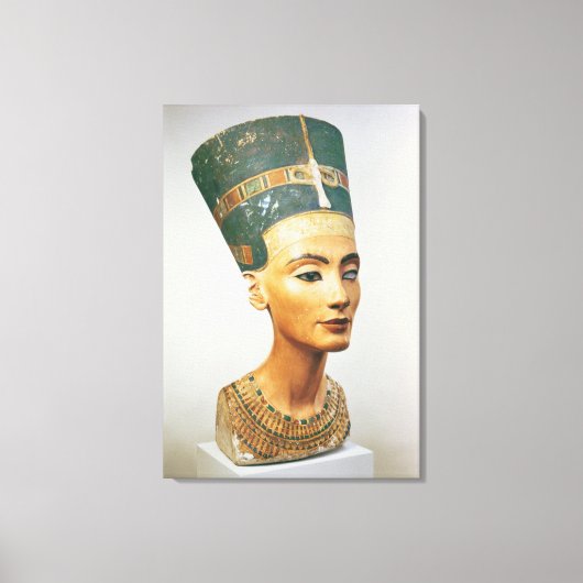 Bust van koningin Nefertiti uit de studio van de S Canvas Afdruk (Voorkant)