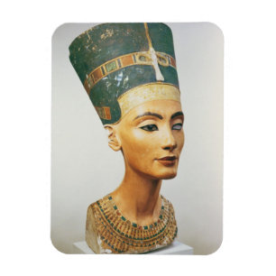 Bust van koningin Nefertiti uit de studio van de S Magneet