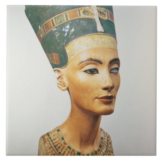 Bust van koningin Nefertiti uit de studio van de S Tegeltje (Voorkant)