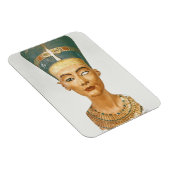 Bust van Koningin Nefertiti, voorste uitzicht, uit Magneet (Rechterzijde)