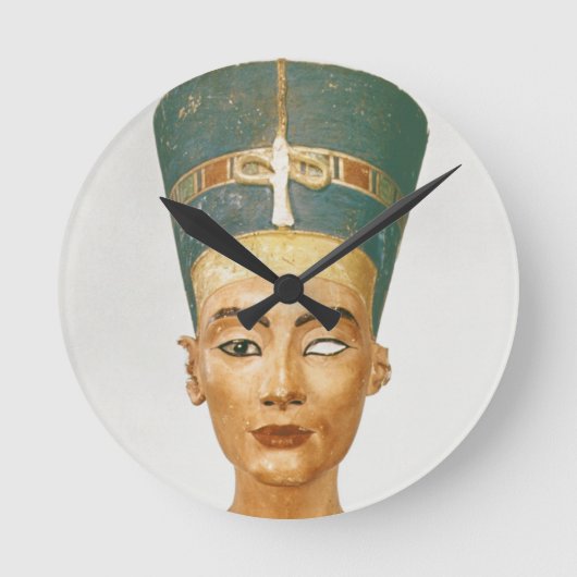 Bust van Koningin Nefertiti, voorste uitzicht, uit Ronde Klok (Voorkant)