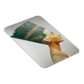 Bust van Koningin Nefertiti, zijdelings uitzicht,  Magneet (Rechterzijde)