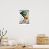 Bust van Koningin Nefertiti, zijdelings uitzicht,  Poster (Keuken)