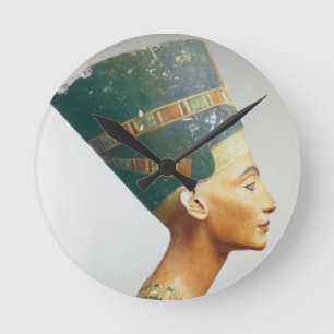 Bust van Koningin Nefertiti, zijdelings uitzicht,  Ronde Klok