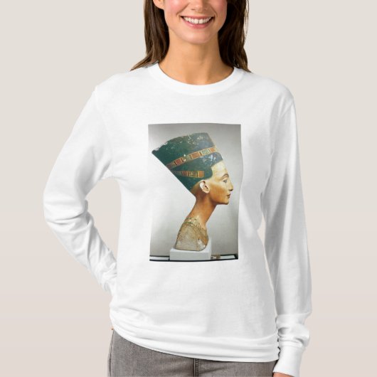 Bust van Koningin Nefertiti, zijdelings uitzicht,  T-shirt (Voorkant)