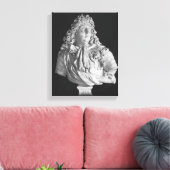 Bust van Louis XIV 1679 Canvas Afdruk (Insitu (Woonkamer))
