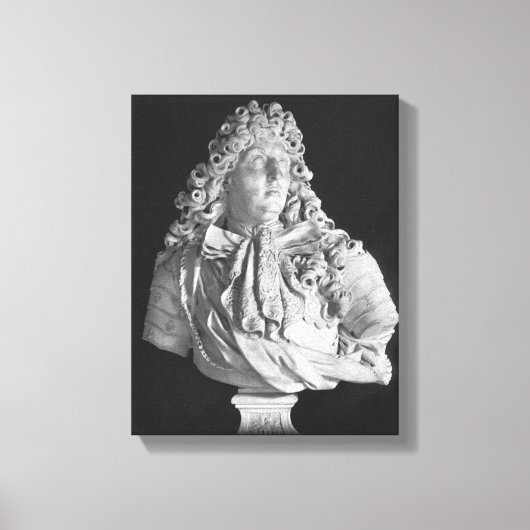 Bust van Louis XIV 1679 Canvas Afdruk (Voorkant)
