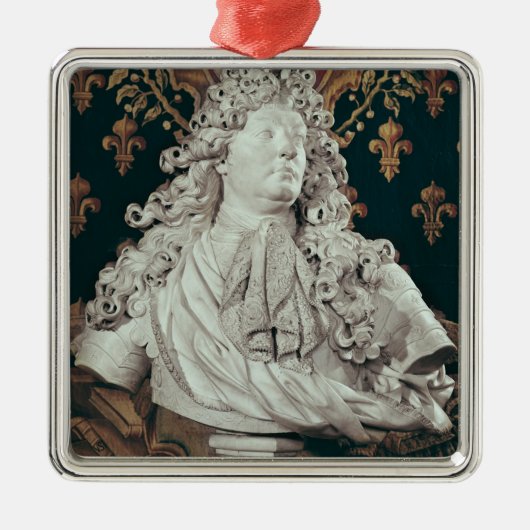 Bust van Louis XIV 1686 Metalen Ornament (Voorkant)