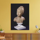 Bust van Louise Brongniart, 1777 Canvas Afdruk (Insitu (Woonkamer))