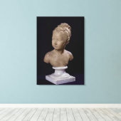 Bust van Louise Brongniart, 1777 Canvas Afdruk (Insitu (Houten vloer))