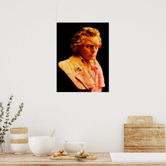 Bust van Ludwig Poster (Keuken)