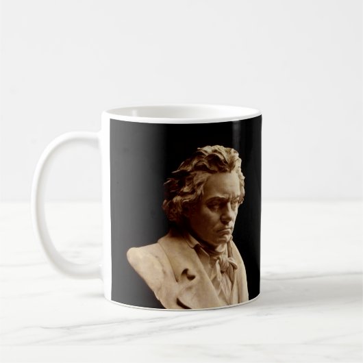 Bust van Ludwig van Beethoven Koffiemok (Links)