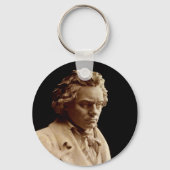 Bust van Ludwig van Beethoven Sleutelhanger (Voorkant)