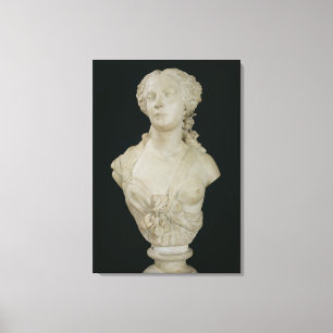 Bust van Madame Sabatier, 1847 Canvas Afdruk