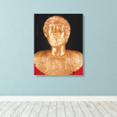 Bust van Marcus Aurelius Canvas Afdruk (Insitu (Houten vloer))