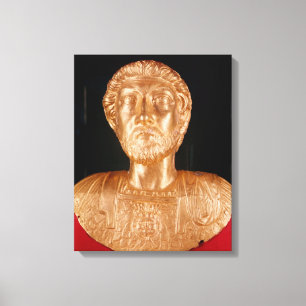 Bust van Marcus Aurelius Canvas Afdruk