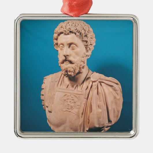 Bust van Marcus Aurelius Metalen Ornament (Voorkant)