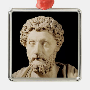 Bust van Marcus Aurelius Metalen Ornament
