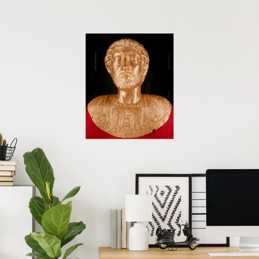 Bust van Marcus Aurelius Poster (Thuiskantoor)