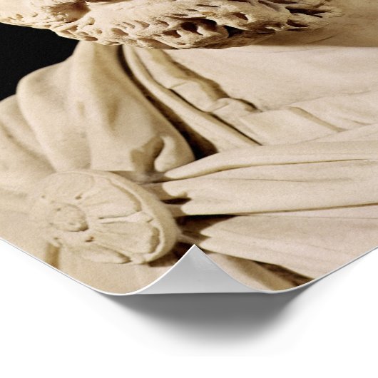 Bust van Marcus Aurelius Poster (Hoek)