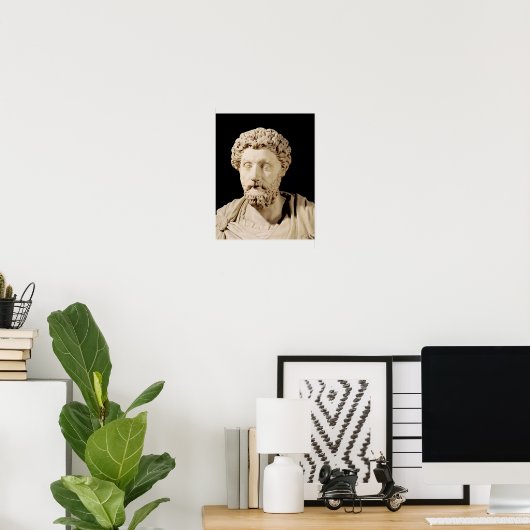 Bust van Marcus Aurelius Poster (Thuiskantoor)