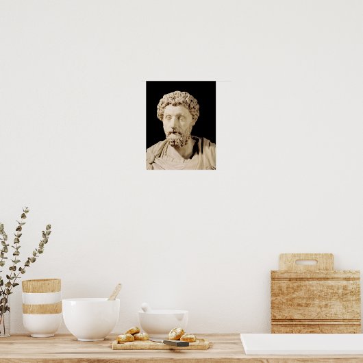 Bust van Marcus Aurelius Poster (Keuken)