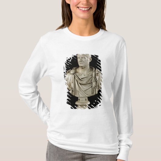 Bust van Marcus Claudius Tacitus T-shirt (Voorkant)
