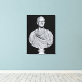 Bust van Marcus Licinius Crassus Canvas Afdruk (Insitu (Houten vloer))