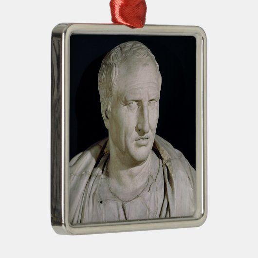 Bust van Marcus Tullius Cicero Metalen Ornament (Rechts)