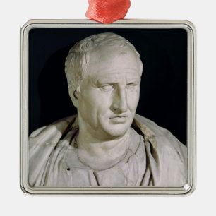 Bust van Marcus Tullius Cicero Metalen Ornament