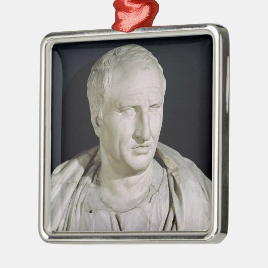 Bust van Marcus Tullius Cicero Metalen Ornament (Links)