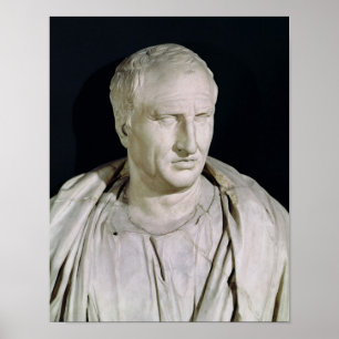 Bust van Marcus Tullius Cicero Poster