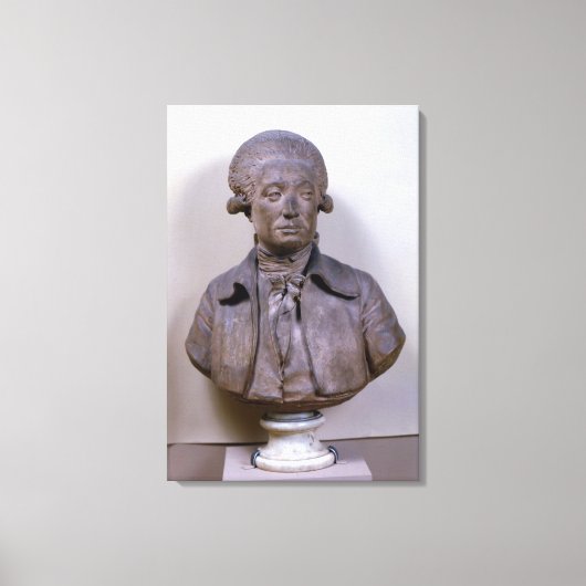 Bust van Marie Jean Antoine Nicolas Canvas Afdruk (Voorkant)