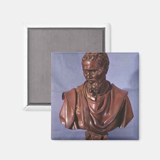 Bust van Michelangelo Buonarroti Magneet (Voorkant / Achterkant)